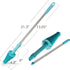 HOMEGOAL Toilet Plunger, Siphon Type Clog Remover, Flexible Rubber Head Stainless Steel Handle, Toilet Dredge Tool