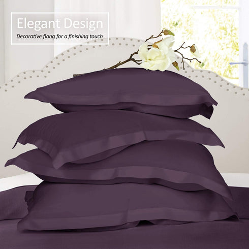 Nestl Soft Pillow Shams Set of 2, Double Brushed Microfiber Pillow Covers, Hotel Style Premium Bed Pillow Cases,