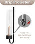 Set 2 Sziqiqi Black Wall Candle Holders: Metal Candle Sconces for Taper of Modern Wall Mounted Candlestick Holder
