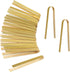 LUTER 20pcs Wooden Tongs - 5.9 Inch Disposable Cooking Utensils, Natural Mini Bamboo Tongs for Cooking and Picking Up
