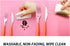 Silicone Baking Mat for Dough Rolling, Large Nonstick Heat Resistant Pastry Mat, Countertop Protector, Pink Dining