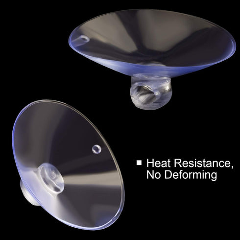 ANCIRS 30 Pack 35mm Suction Cups, Rubber Transparent Anti-Collision Pads for Glass Table Tops