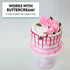 Global Sugar Art 6 x 4 Inch Cake Dummy, 4 Count Styrofoam Fake Cake for Decorating, Display & Practice