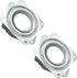 2pcs 3" Square Heavy Duty Lazy Susan Turntable, Steel Ball Bearing Rotating Tray for Dining Table, Pantry, Organizer