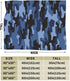 Perinsto 60"X50" Camouflage Blue Throw Blanket Ultra Soft Warm All Season Military Camo Decorative Fleece Blankets