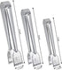 8 Pack Serving Tongs by Tcoin, 9 Inch Functional Tongs for Serving Food at Parties and Holiday Get-togethers.