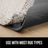 GORILLA GRIP Felt and Natural Rubber Rug Pad, 1/4in Thick, 2x3 FT, Slip Resistant Protection
