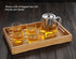 19.3oz Glass Teapot with Infuser, Borosilicate Glass, 550ML, Clear with Stainless Steel Infuser
