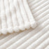 MIULEE Super Soft Baby Throw Blanket, Lightweight Fleece Warm Plush Cozy Bed Blanket 30"x40", Stripe Pattern, Cream