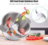 Electric Meat Grinder, 2L Stainless Steel Food Processor, 350W Meat Blender, 4 Sharp Blades, 8 Cups for Vegetables