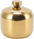 Stainless Steel Gold Spice Container Jar with Lid for Salt, Sugar, Pepper Storage - Kitchen Storage Box (Gold)