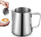 Neretva 20 oz Milk Frothing Pitcher, Stainless Steel Steaming Jug for Latte Art, Espresso Machine Accessories