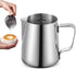 Neretva 20 oz Milk Frothing Pitcher, Stainless Steel Steaming Jug for Latte Art, Espresso Machine Accessories