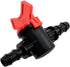 ZAC-Irrigation Accessories for Home Gardening, 3/8inch Drip Irrigation Switch Valve, 4pcs