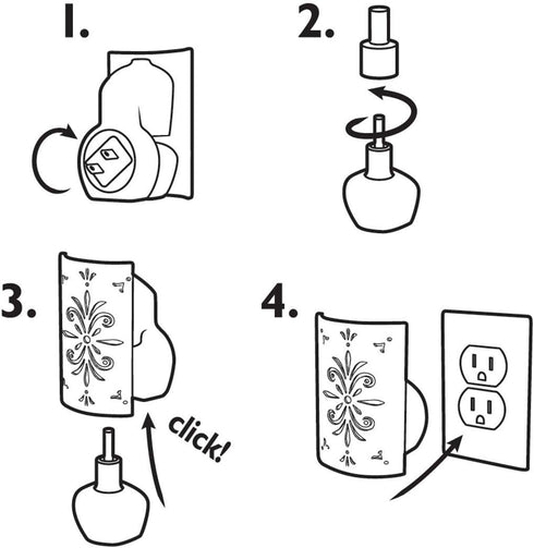 Claire Burke Air Freshener Plug-in Scented Oil Warmer Unit, 1 ct. (Oil not Included)