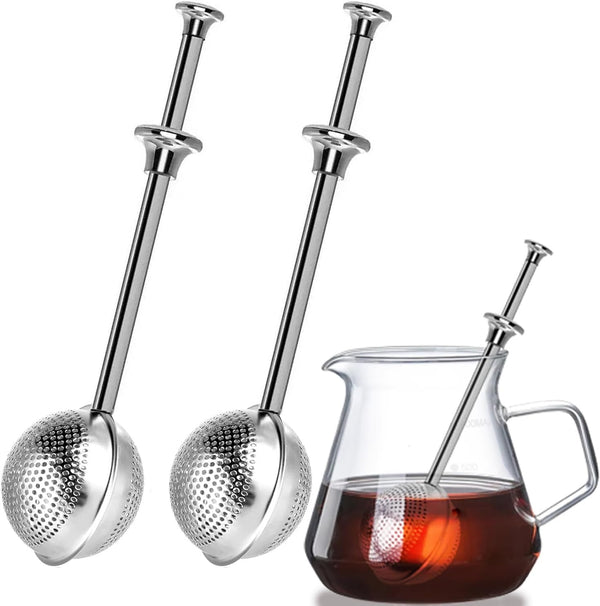 Jedrey 2pack Tea Ball, tea infuser for loose leaf tea, tea strainers for