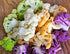 Harley Seeds 50 4 This is A Mix Cauliflower Mix Seeds Heirloom Non-GMO Varieties Purple Green Yellow Delicious