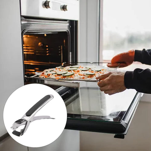 Square Air Fryer Rack, 3 Layer Stainless Steel Stackable Dehydrator Rack with Anti-Scalding Clip, Air Fryer Accessories