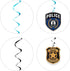 Sumind 25 Pcs Police Party Decorations - Birthday Party Hanging Swirls for Police Academy Graduation Gifts