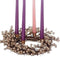 Roman Champagne Berry Christmas Advent Wreath