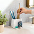 2-Slot, Counter YouCopia The Ledge Toothbrush Holder, Bathroom Vanity Organizer with Cord Slots, Removable Base