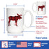 Moose Coffee Mug - Cabin Themed Gifts or Rustic Decor, Large 15oz White Ceramic Mug for Men and Women.