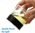 30 Pack 4 oz Foraineam Clear Plastic Jars Mini Seasoning Bottles Spice Jars with Black Flip Cap to Pour Or Shaker