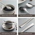 6-Piece Mini Espresso Spoons, 5.1-Inch Stainless Steel Coffee Spoons for Dessert and Ice Cream