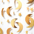 Decor365 Gold Moon Star Garland - Ramadan Decorations, Hanging Twinkle Little Star Birthday Party Decor
