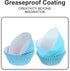 uxcell 100 Pcs Cupcake Liners, Standard Greaseproof Muffins Paper Baking Cups Wrappers, Sky Blue