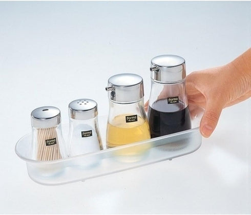 FORMA Glass and Stainless Steel Soy Sauce Pot