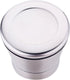 BlueSnail Stainless Steel Manual Grips Glass Salt Pepper Grinder - 5.1", Silver