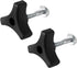 ZLKSKER 2 Sets Lawn Mower Handle Knobs, Nut Bolt, Triangular Handle Fastening Screw Set for Honda
