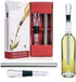 Wine Chiller Ice Red Wine Bottle - Stainless Steel Cooler Stick Container, 3 in 1 with Aerator and Pourer
