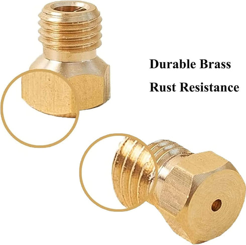 DG96-00340B / DG69-00197A Stove Gas Range Conversion Kit, Gas Stove Repair and Replacement Part, Brass