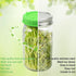 12 Pack Plastic Sprouting Lids for 86mm Wide Mouth Mason Jars, Sprouting Strainer Lid for Canning Jars
