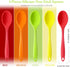 Shappy 4 Pieces Silicone Mixing Spoon Spatula Scrapers for Cooking, 10.6 Inch Heat Resistant Large Non Stick Basting