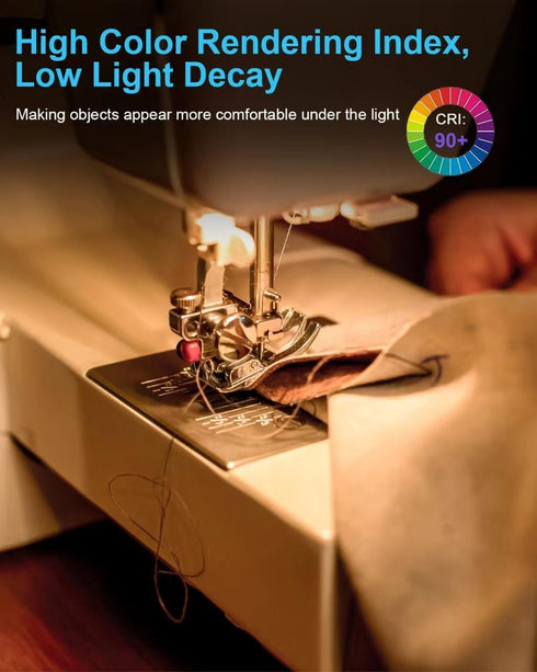 LED Microwave Light Bulb Under Hood 40W Equivalent, 125V E17 Base for Whirlpool, 2 Packs
