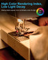 LED Microwave Light Bulb Under Hood 40W Equivalent, 125V E17 Base for Whirlpool, 2 Packs