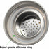 4 Stainless Steel Mason Jar Shaker Lids with Silicone Seals for Dredging Flour, Spices, Sugar, Salt, Peppers