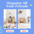 Lilly's Love Stuffed Animal Net Hammock, Large 2 Pack for Plushie Toys, Corner Hanging Storage with Included Anchors