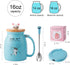 Set, 3-Temp Settings, 8H Bsigo Coffee Mug Warmer & Cute Cat Mug Candle Mug Warmer for Home & Office, Electric Smart
