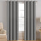 H.VERSAILTEX Blackout Room Darkening Thermal Insulated Grommet Curtains, Dove Gray, 1 Panel, 52" x 96"