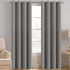 H.VERSAILTEX Blackout Room Darkening Thermal Insulated Grommet Curtains, Dove Gray, 1 Panel, 52" x 96"