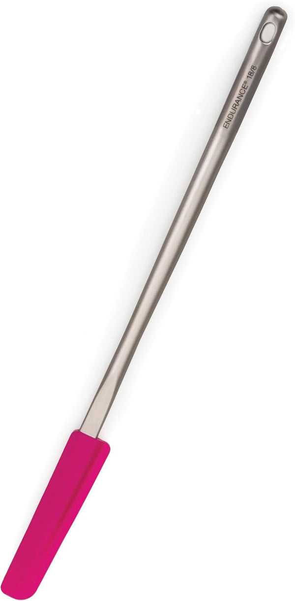 RSVP International Endurance Smoothie Spatula, 13.75x1", Pink