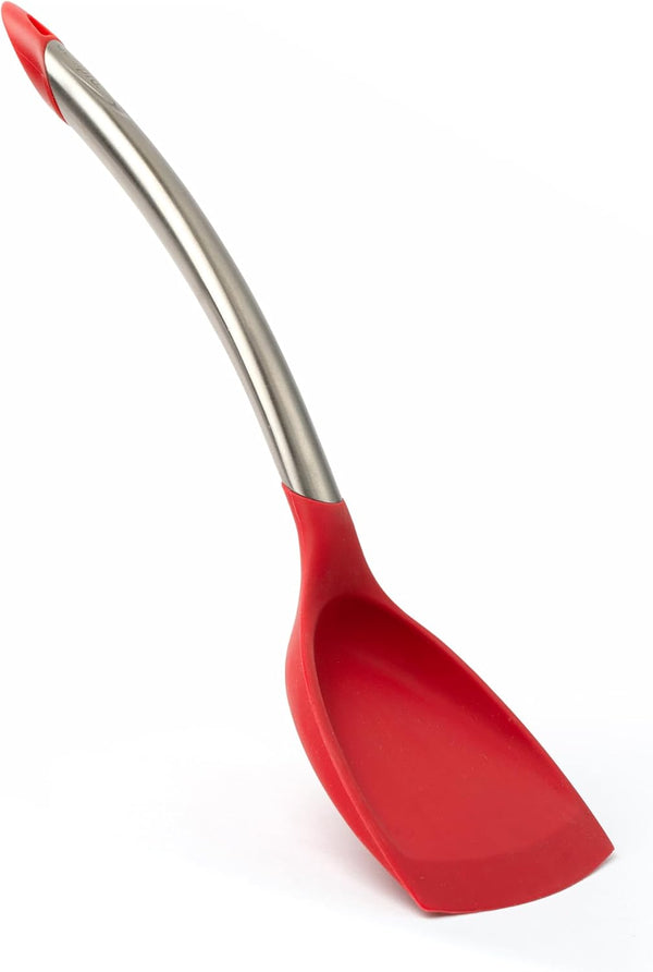 Cuisipro Silicone Wok Turner, 12.5-Inch, Red Color