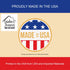 Caroline's Treasures SS4032LCB USA American Flag with Papillon Glass Cutting Board Large Decorative Tempered Glass Kitchen Cutting and Serving Board Large Size Chopping Board