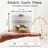 Mini Garlic Chopper, Powerful Electric Food Processor for Garlic and Onion, White