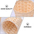 HANABASS 5 Pcs Desktop Weaving Storage Basket, Small Wood Woven Box for Crafts, Toys, Jewelry Organizer