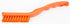 SPARTA Detail Brush Grout Brush, Crevice Brush with Hanging Hole for Bathroom, Kitchens, Countertop, Plastic, 9 Inches, Orange